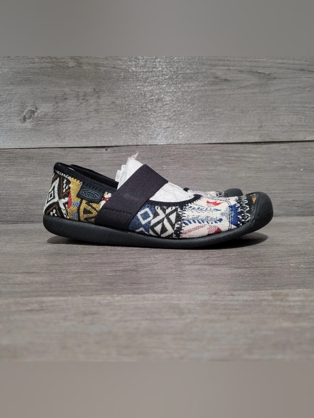 Keen Patchwork Sienna Canvas Mary Jane Size 5 Womens